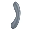 Három izgatású vibrátor Curvy trinity 1 kékesszürke 17,5 cm