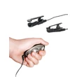 Shock therapy nipple clamps  black/silver