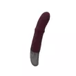 G-pontos tolófunkciós vibrátor Titanz 7" silicone rechargeable vibrator in rubine red