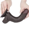 Letapasztható dildó 7.5'' sliding skin dual layer fekete i