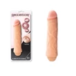 Vibrátoros pénisz 19 cm-es dildó - Real seducer flexible vibrating dong