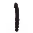 Anál kettős vibrátor X-men double-end vibrating butt plug fekete 20 cm