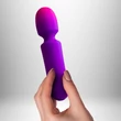Rugalmas fejű mini masszírozó Glo-girl wand