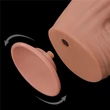 Valósághű kétrétegű dildó 30 cm king sized sliding skin dual layer dong