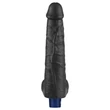 Realisztikus vibrátor 10.5" real softee rechargeable vibrating dildo(black)