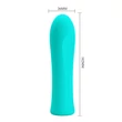 Mini vibrátor, tölthető Pretty love alfreda green