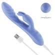 Csiklóizgatós szilikon vibrátor L'allure swirl rechargeable vibrator