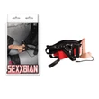 Felcsatolható vibrátoros műpénisz 15 cm - Sexxbian 6" Vibrating Dong & Harness