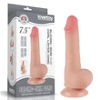 Csúszóbőrös dupla rétegű realisztikus herés dildó 19,5 cm világos - 7.5'' Sliding Skin Dual Layer Dong Flesh II