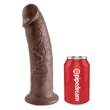 Letapasztható dildó 10" cock  brown