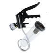 Péniszpumpa nyomásmérővel Max-precision power pump  clear/black