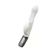 Csiklókaros G-pont vibrátor Titanz 8.5" silicone rechargeable vibrator in ivory white