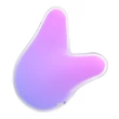 Léghullámos csiklóvibrátor Mermaid vibes violet/pink