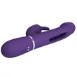 Csiklókaros nyelves vibrátor sötét lila - Pretty Love Kampas twinkled tenderness purple