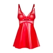 Szexi babydoll és alsó (piros) Aliosa chemise & thong s/m