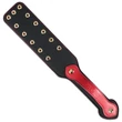 Szegecses műbőr paskoló 38 cm - Rebellion Reign Paddle Dual-Branch