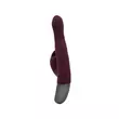 Csiklókaros G-pont vibrátor Titanz 8.5" silicone rechargeable vibrator in rubine red