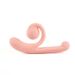 Rugalmas nyúlvibrátor magic snail rózsaszín