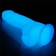 Szilikon műpénisz 8.0'' lumino play silicone dildó