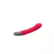 G-pontos, tolófunkciós vibrátor Titanz 7" silicone rechargeable vibrator in pink