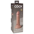 Letapasztható realisztikus dildó 6" dual density silicone cock  light