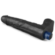Realisztikus vibrátor 10" real softee rechargeable vibrating dildo(black)