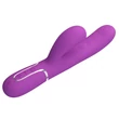 Csiklóizgatós vibrátor tapogató és lüktető funkcióval lila - Pretty Love Perlita twinkled tenderness purple II