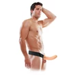 Felköthető strap on üreges dildó 8 hollow strap-on hússzínű