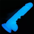 Világítós dildó tapadótalpas 7.0 lumino play silicone