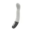 G-pontos vibrátor Titanz 8" silicone rechargeable vibrator in ivory white