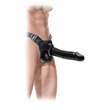 Felköthető üreges dildó Hollow 12" strap-on  black
