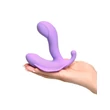 Távirányítós hordható vibrátor melegító funkcióval G-spot stimulate-her purple