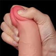 Csúszóbőrös dupla rétegű realisztikus herés dildó 19,5 cm világos - 7.5'' Sliding Skin Dual Layer Dong Flesh II