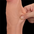 Valósághű kétrétegű dildó 29 cm king sized sliding skin dual layer dong