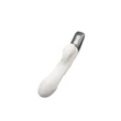 Csiklókaros G-pont vibrátor Titanz 8.5" silicone rechargeable vibrator in ivory white