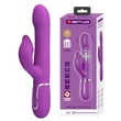 Masszírozógyöngyös csiklókaros vibrátor lila - Pretty Love Falin twinkled tenderness purple II