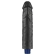 Realisztikus tölthető vízálló vibrátor 24 cm - 9.5" Real Softee Rechargeable Vibrating Dildo (fekete)