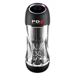 Vibrációs és szívó funkciós átlátszó maszturbátor PDX Viewtube pro