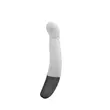 G-pontos vibrátor Titanz 8" silicone rechargeable vibrator in ivory white