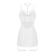Testhezálló szexi kombiné Arrowel white chemise s/m