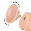 Csúszóbőrös dupla rétegű realisztikus herés dildó 19,5 cm világos - 7.5'' Sliding Skin Dual Layer Dong Flesh II