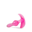 Zselés análdugó B yours curvy anal plug pink