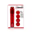 Mini csiklóizgató vibrátor Vibbrant portable vibrator red