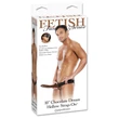 Üreges pénisz, felcsatolható 25 cm-es Chocolate dream hollow strap-on barna