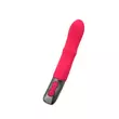 G-pontos, tolófunkciós vibrátor Titanz 7" silicone rechargeable vibrator in pink