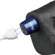Realisztikus vibrátor 10.5" real softee rechargeable vibrating dildo(black)