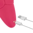 Újratölthető vibrátor Flicker rechargeable vibrator rose red