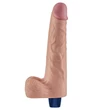 Realisztikus vibrátor 25 cm Real softee rechargeable vibrating dildo (testszínű)