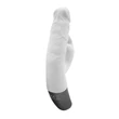 Csiklókaros G-pontos vibrátor Titanz 7" silicone rechargeable vibrator in ivory white