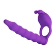 Dupla behatolású péniszgyűrű Pretty love blackney purple